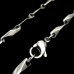 21.5" Twist Rolo Chain Bling Necklace - TN52